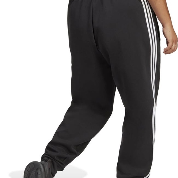 BRAND NEW women plus size adidas future icon 3 stripes regular pants size 1X - Picture 4 of 10